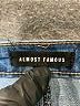 Almost Famous Graphic Blue Denim Shorts Size 9 - photo 3