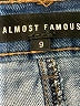 Almost Famous Graphic Blue Denim Shorts Size 9 - photo 4