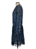 MICHAEL Michael Kors 100% Acrylic Paisley Blue Casual Dress Size M - photo 5