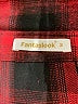 Fantaslook 100% Polyester Plaid Red Long Sleeve Blouse Size M - photo 7