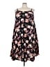 Torrid Floral Black Casual Dress Size 3X Plus (3) - photo 1
