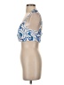 Unbranded 100% Polyester Argyle Blue Tank Top Size S - photo 5
