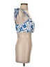 Unbranded 100% Polyester Argyle Blue Tank Top Size S - photo 4