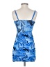 Unbranded Graphic Blue Cocktail Dress Size S - photo 2