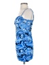 Unbranded Graphic Blue Cocktail Dress Size S - photo 5