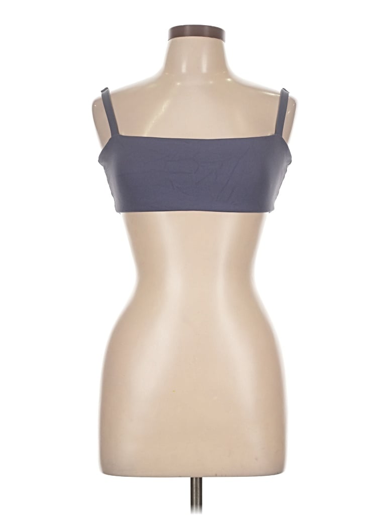 Pre-owned Weworewhat Tube Top Gray Strapless Neckline Tops