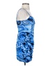 Unbranded Graphic Blue Cocktail Dress Size S - photo 4