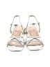 Talbots 100% Leather Metallic Silver Sandals Size 5 - photo 2
