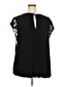 Daniel Rainn 100% Polyester Black Short Sleeve Blouse Size 3X - photo 2