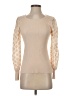 Cato Tan Long Sleeve Top Size S - photo 1