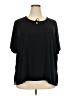 Fashion Bug Black Short Sleeve Blouse Size 3X (estimated) - photo 1