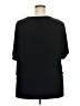 Fashion Bug Black Short Sleeve Blouse Size 3X (estimated) - photo 2