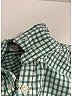 Burberry 100% Cotton Checkered-gingham Plaid Stripes Green Short Sleeve Button-Down Shirt Size 8 - photo 5