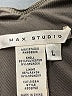 Max Studio Metallic Gray Cocktail Dress Size L - photo 6