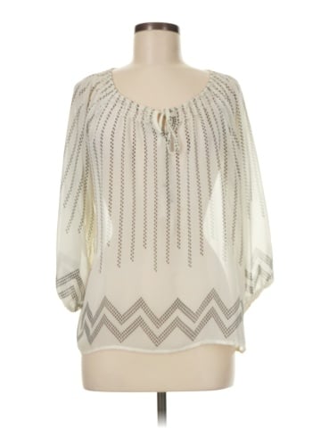 Skies Are Blue 3/4 Sleeve Blouse (view 1)