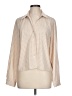 MICHAEL Michael Kors Polka Dots Ivory Long Sleeve Blouse Size L - photo 1
