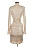 Vince Camuto Metallic Tan Cocktail Dress Size 2 - photo 2