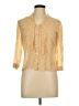 Ann Taylor 100% Silk Yellow 3/4 Sleeve Silk Top Size 12 - photo 1