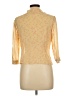 Ann Taylor 100% Silk Yellow 3/4 Sleeve Silk Top Size 12 - photo 2