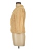 Ann Taylor 100% Silk Yellow 3/4 Sleeve Silk Top Size 12 - photo 5