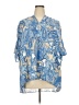 Ruby Rd. 100% Polyester Paisley Blue 3/4 Sleeve Blouse Size 3X - photo 1