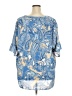 Ruby Rd. 100% Polyester Paisley Blue 3/4 Sleeve Blouse Size 3X - photo 2