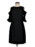 CeCe 100% Polyester Solid Black Cocktail Dress Size 4 - photo 1