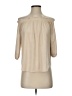 BLVD Tan 3/4 Sleeve Blouse Size S - photo 1
