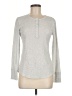 Gap Gray Long Sleeve Henley Size M - photo 1
