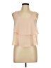 Paper Crane 100% Polyester Pink Sleeveless Blouse Size L - photo 1