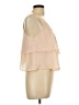 Paper Crane 100% Polyester Pink Sleeveless Blouse Size L - photo 4