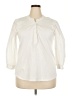 Chico's Ivory 3/4 Sleeve Blouse Size XXL (4) - photo 1
