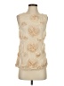 Baraschi Ivory Sleeveless T-Shirt Size XS - photo 1