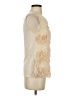 Baraschi Ivory Sleeveless T-Shirt Size XS - photo 4
