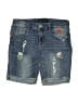 Vanilla Star Graphic Blue Denim Shorts Size 14 - photo 1