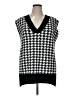 Unbranded 100% Acrylic Houndstooth Black Sweater Vest Size XL - photo 1