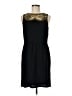 Ann Taylor LOFT 100% Polyester Black Cocktail Dress Size 8 - photo 1