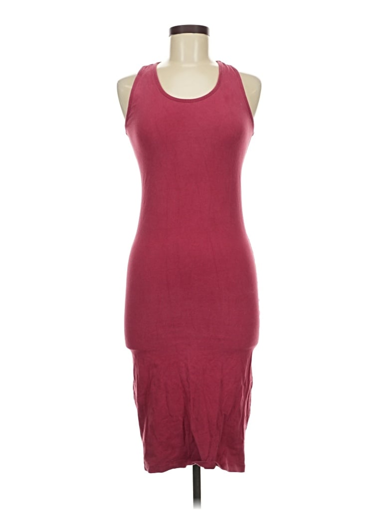 Pre-owned Assorted Brands Casual Dress In Burgundy
