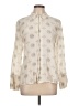 Ecru Print Ivory Long Sleeve Blouse Size L - photo 1