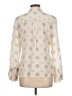 Ecru Print Ivory Long Sleeve Blouse Size L - photo 2