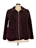 LIVI 100% Polyester Solid Burgundy Fleece Size 22 - photo 1