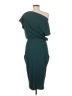 Unbranded Solid Teal Cocktail Dress Size M - photo 2