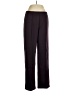 Cathy Daniels Solid Purple Burgundy Casual Pants Size L - photo 1
