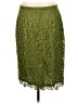 Ann Taylor 100% Polyester Green Formal Skirt Size 8 - photo 2