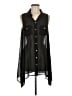 BCBGMAXAZRIA 100% Polyester Black Sleeveless Blouse Size M - photo 1