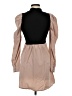 Shein Color Block Tan Casual Dress Size 4 - photo 2