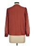MAX 100% Polyester Brown Long Sleeve Blouse Size 12 - photo 2