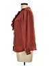 MAX 100% Polyester Brown Long Sleeve Blouse Size 12 - photo 5