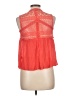 Rebellion Orange Sleeveless Blouse Size L - photo 2