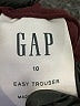 Gap 100% Polyester Burgundy Casual Pants Size 10 - photo 6